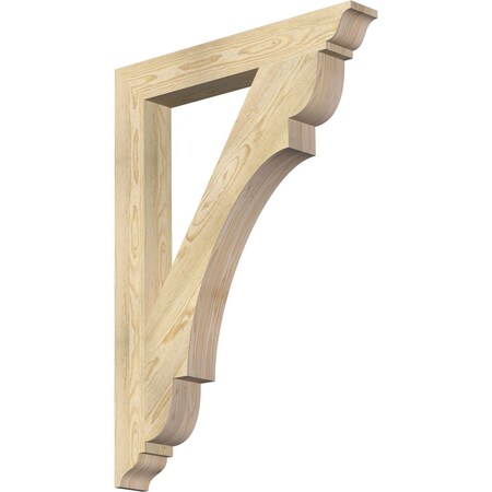 Ekena Millwork Olympic Traditional Rough Sawn Bracket, Douglas Fir, 4"W x 30"D x 42"H BKT04X30X42OLY01RDF